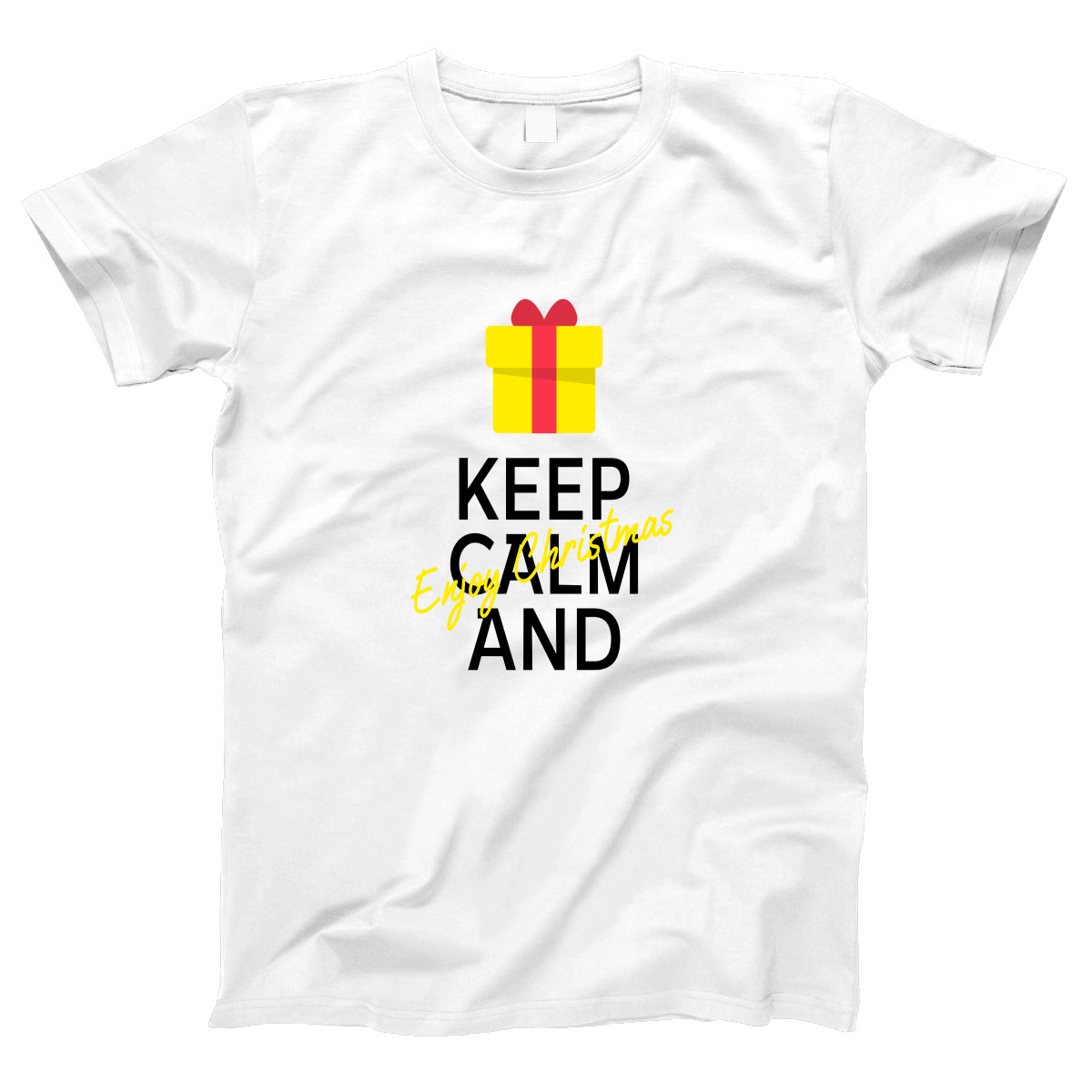 Keep Calm and Enjoy Christmas Women's T-shirt | White