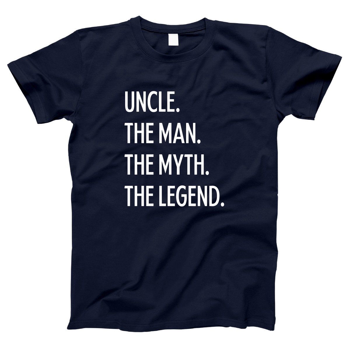 Uncle The Man The Myth The Legend Women's T-shirt | Navy