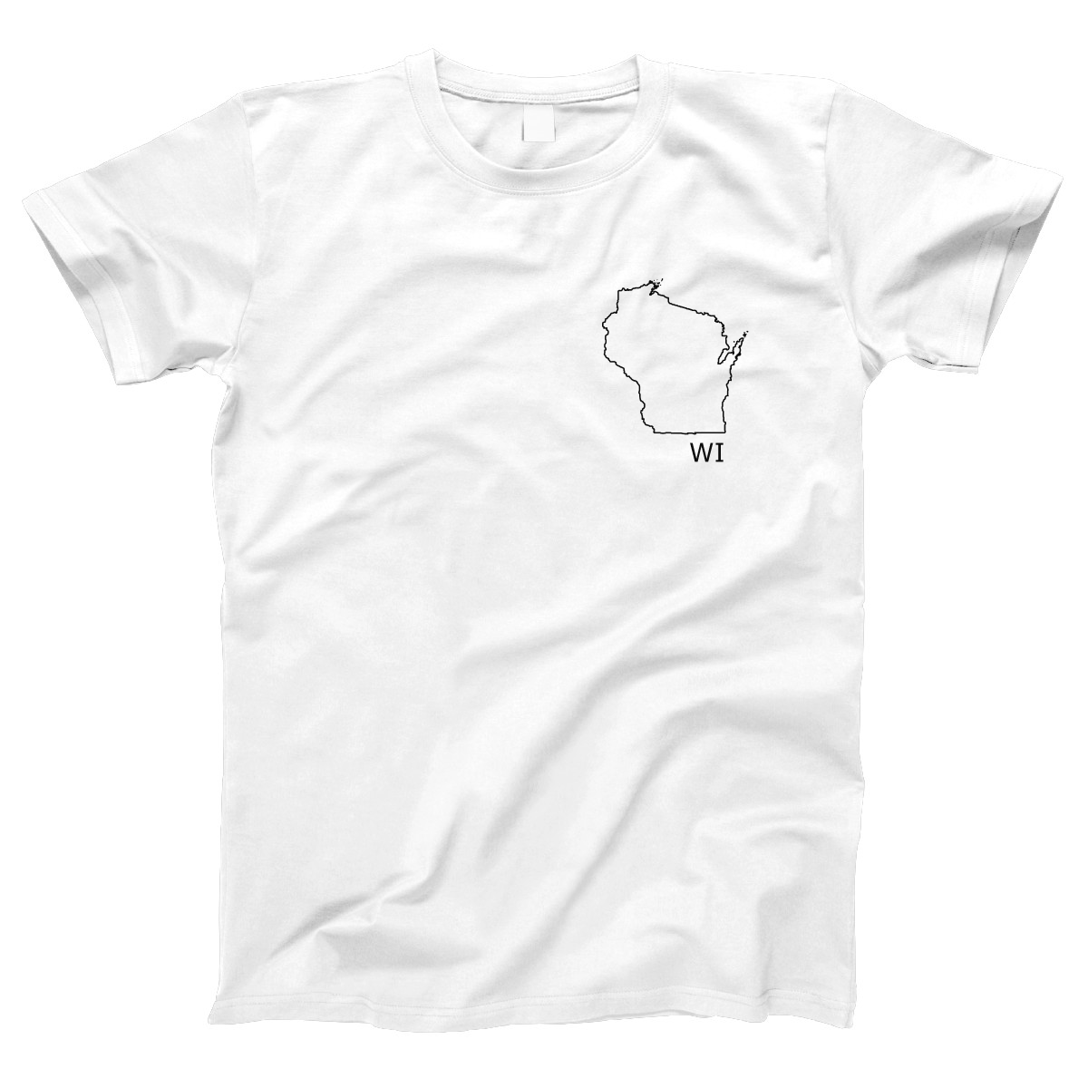 Wisconsin Women's T-shirt | White
