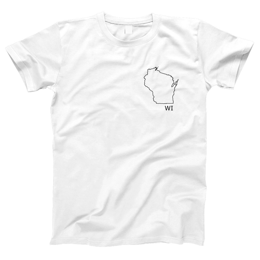 Wisconsin Women's T-shirt | White