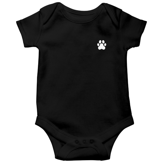 Paw Baby Bodysuits | Black