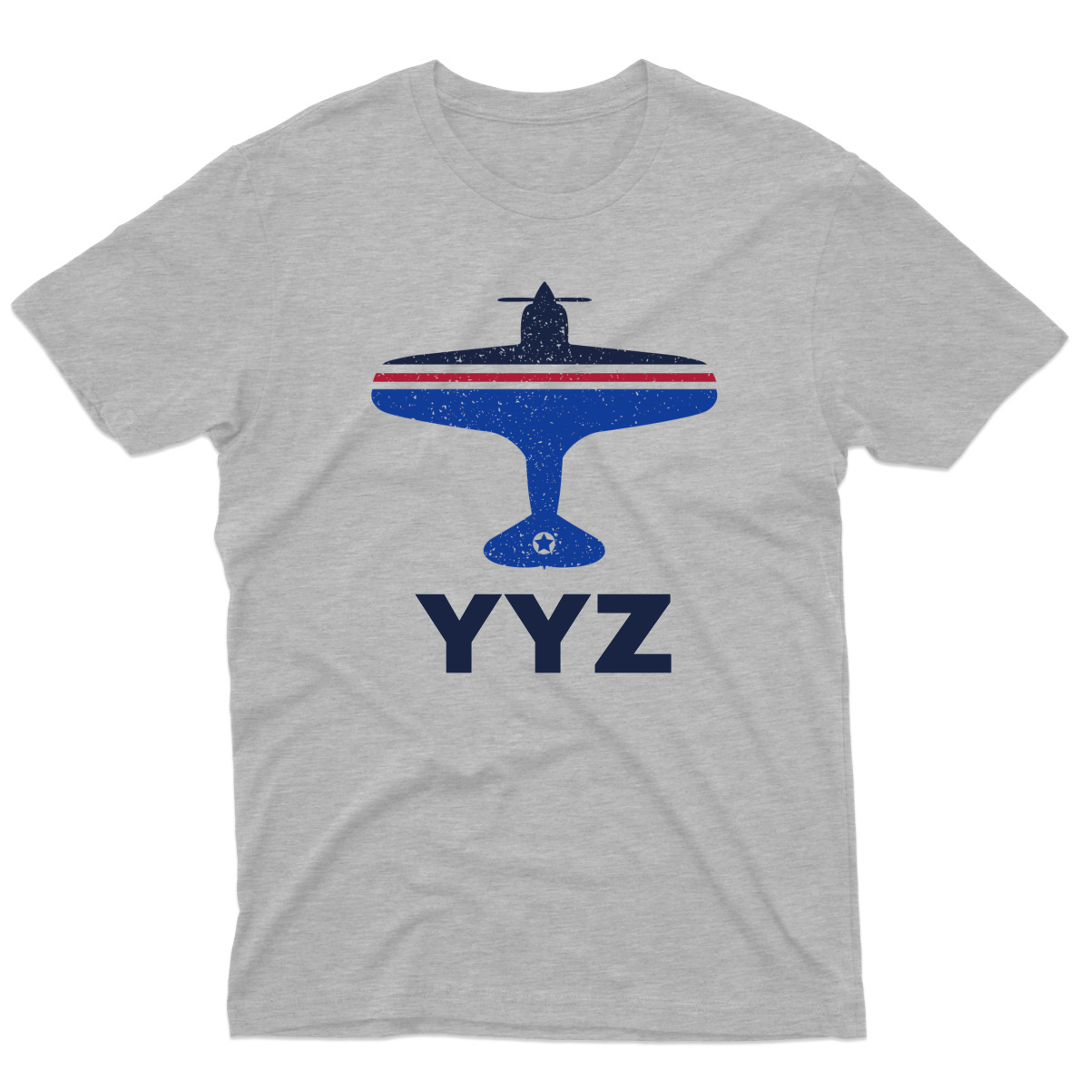 Fly Toronto YYZ Airport Men's T-shirt | Gray