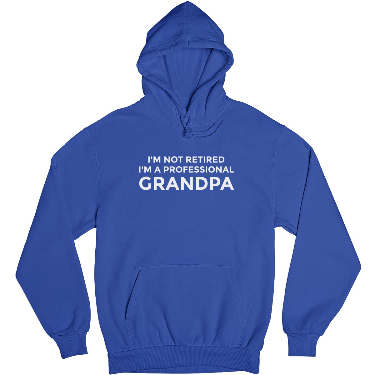 I'm Not Retired I'm a Professional Grandpa Unisex Hoodie | Blue