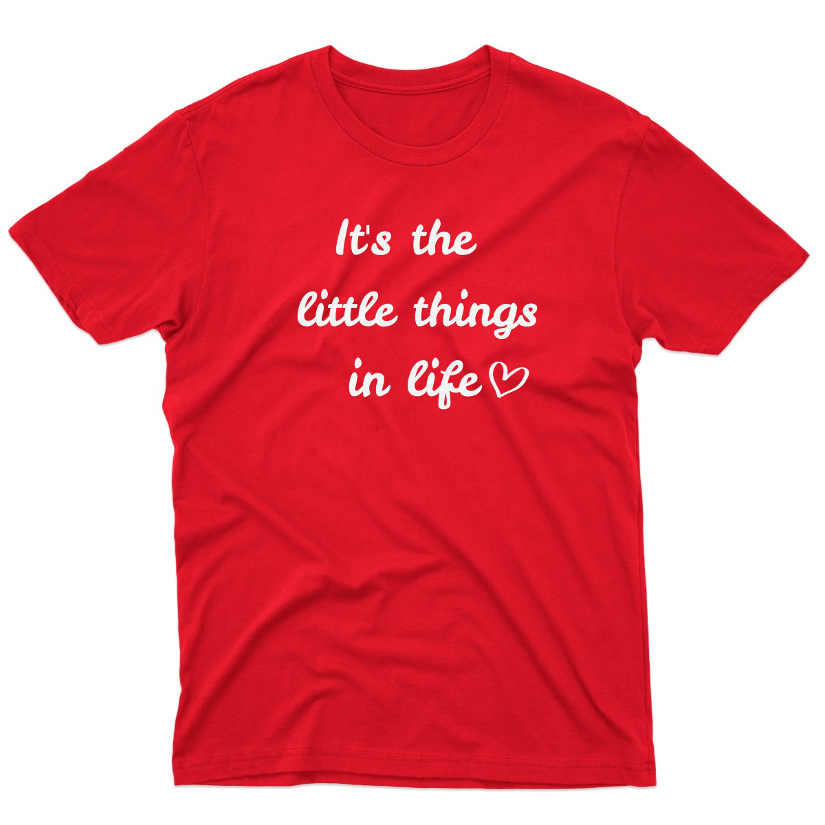 It's The Little Things In Life Men's T-shirt | Red