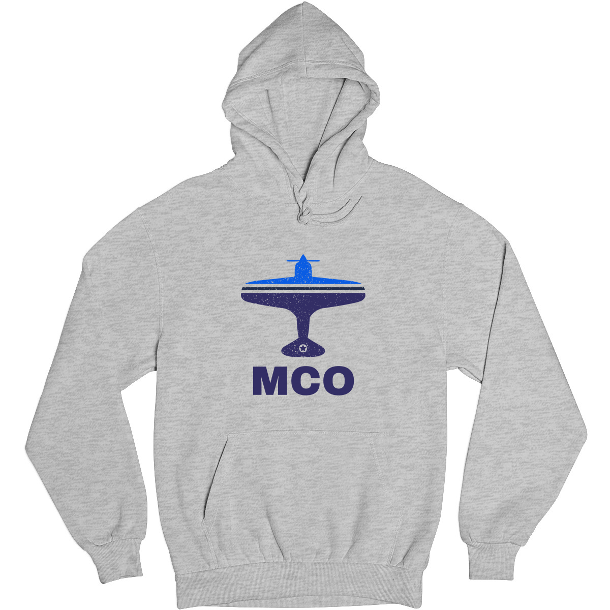 Fly Orlando MCO Airport Unisex Hoodie | Gray