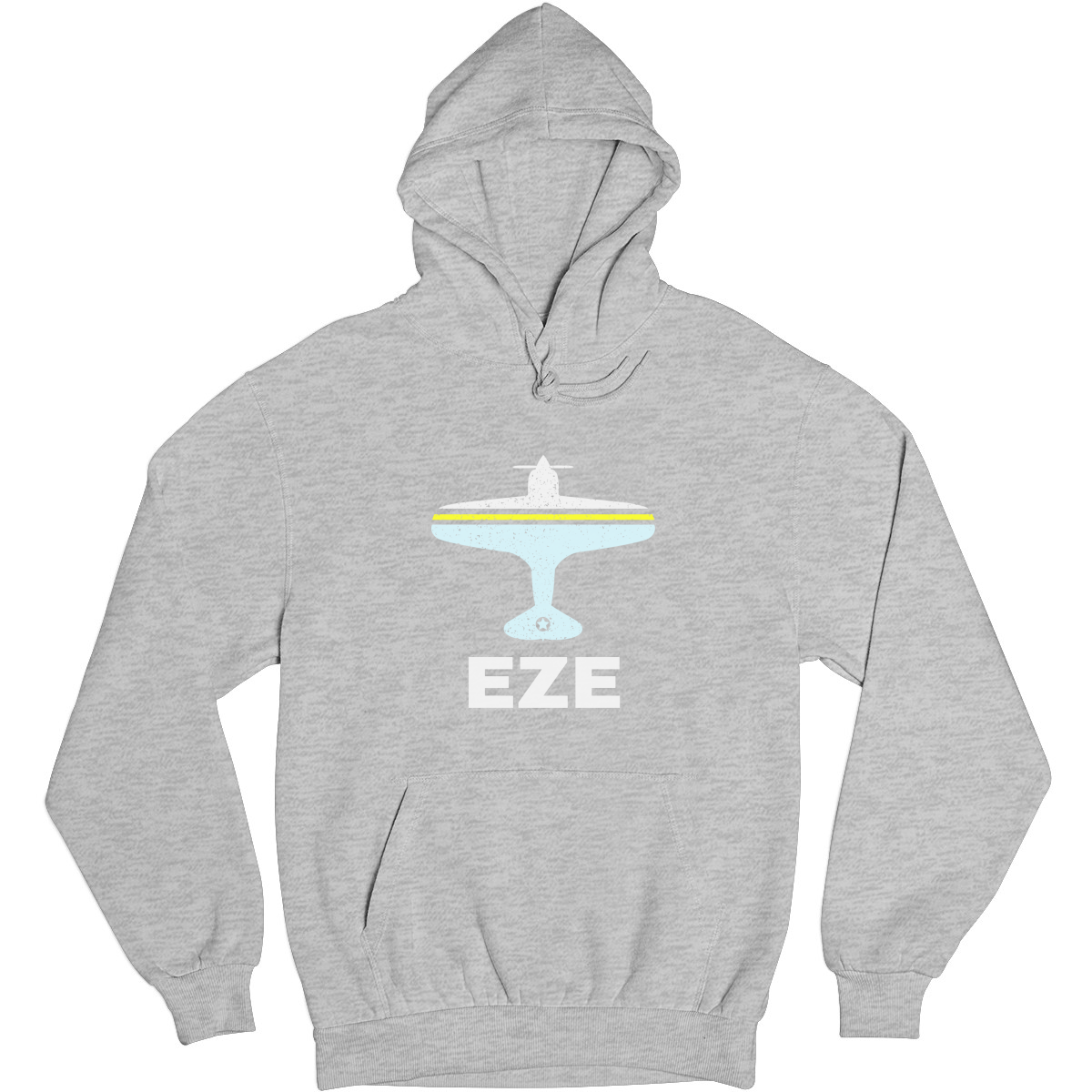 Fly Buenos Aires EZE Airport Unisex Hoodie | Gray