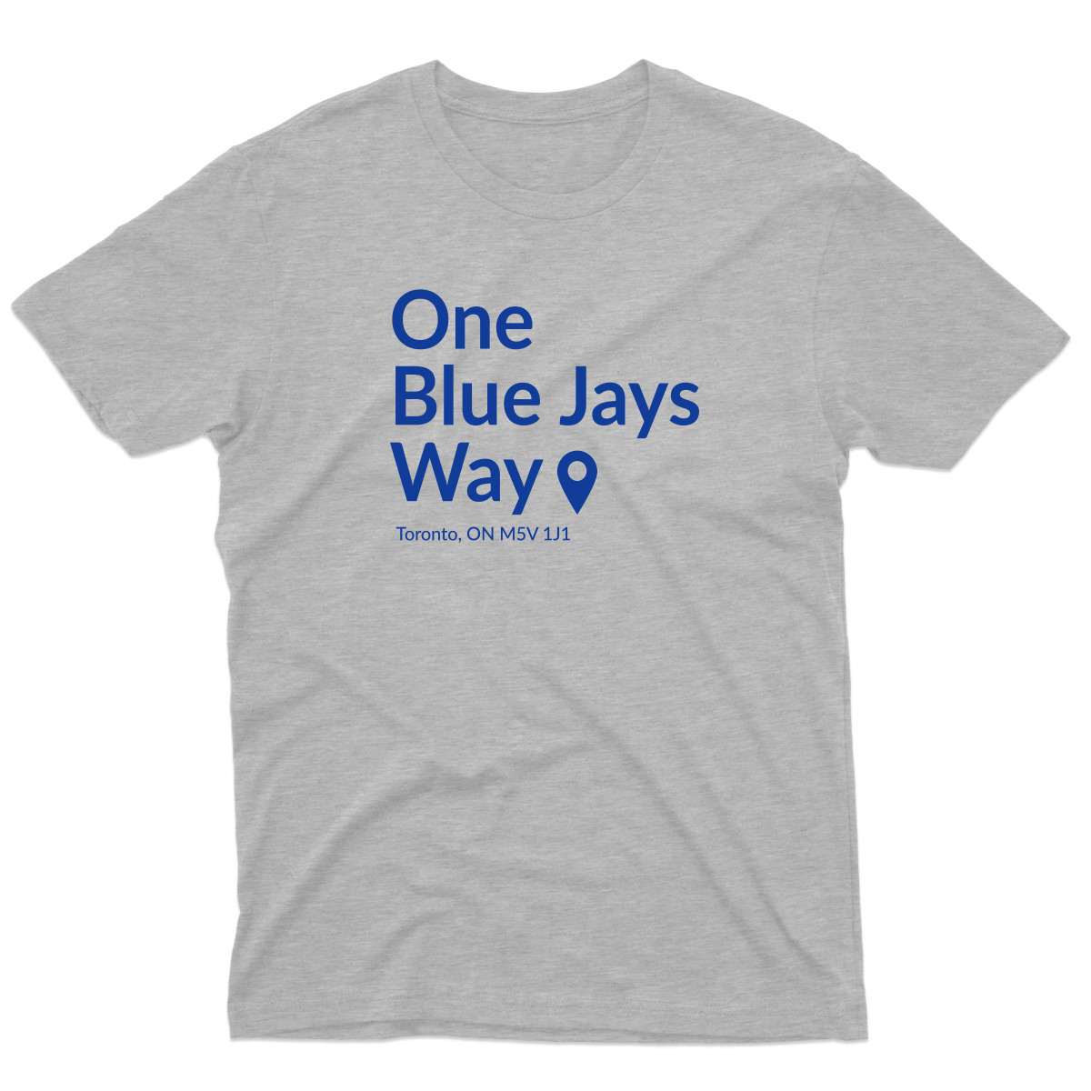 Toronto Baseball Stadium Men's T-shirt | Gray