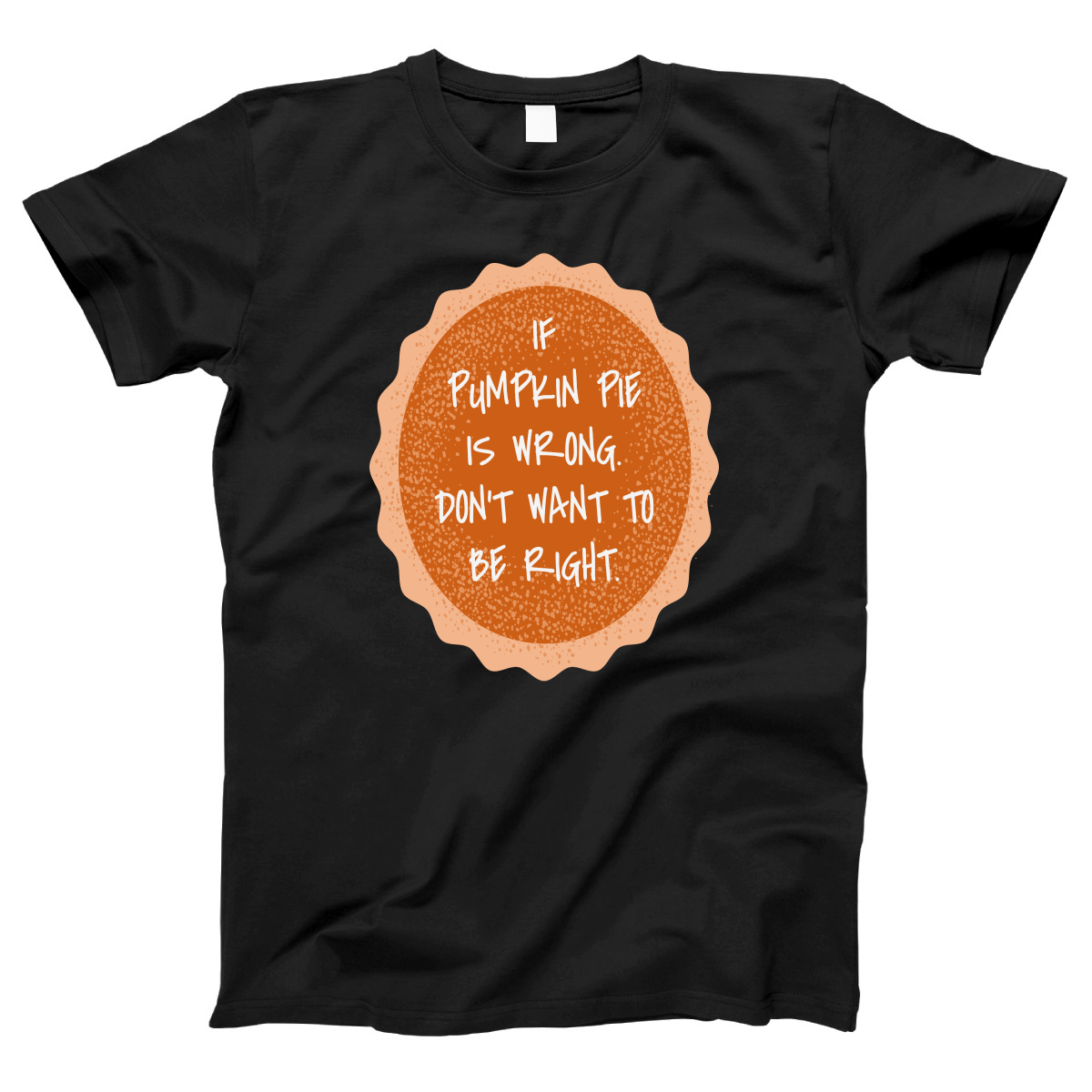 Pumpkin Pie Women's T-shirt | Black