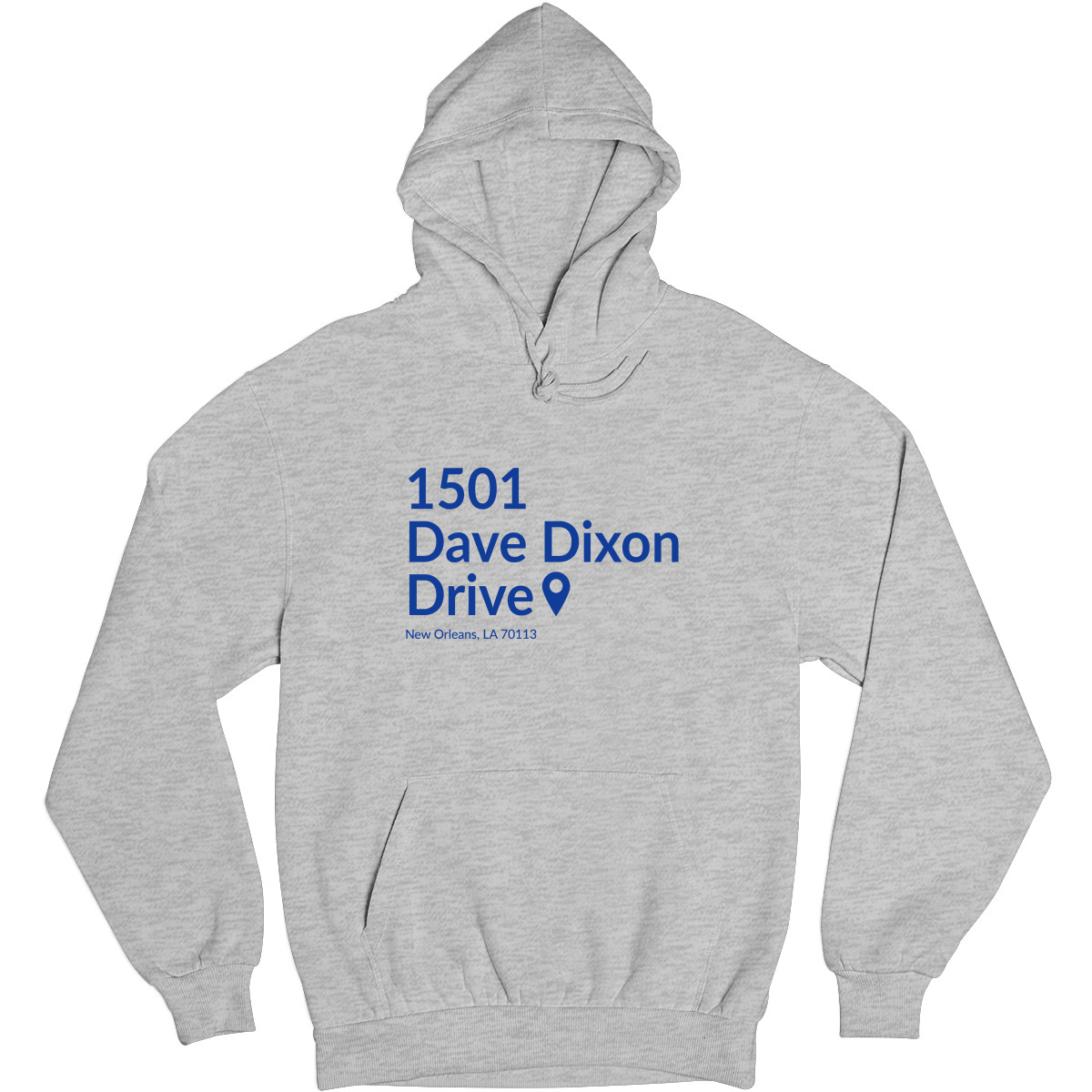 New Orleans Basketball Stadium Unisex Hoodie | Gray