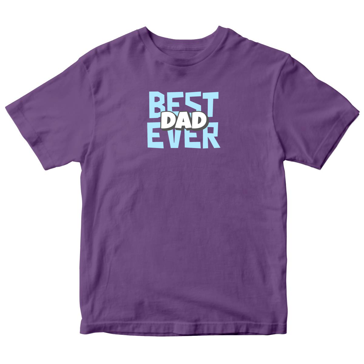 Best Dad Ever Toddler T-shirt | Purple