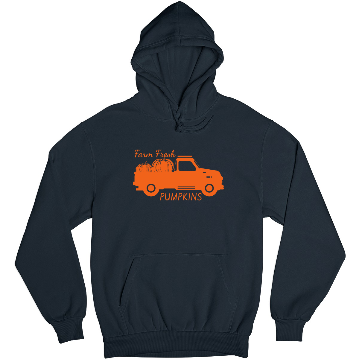 Farm Fresh Pumpkins Unisex Hoodie | Navy