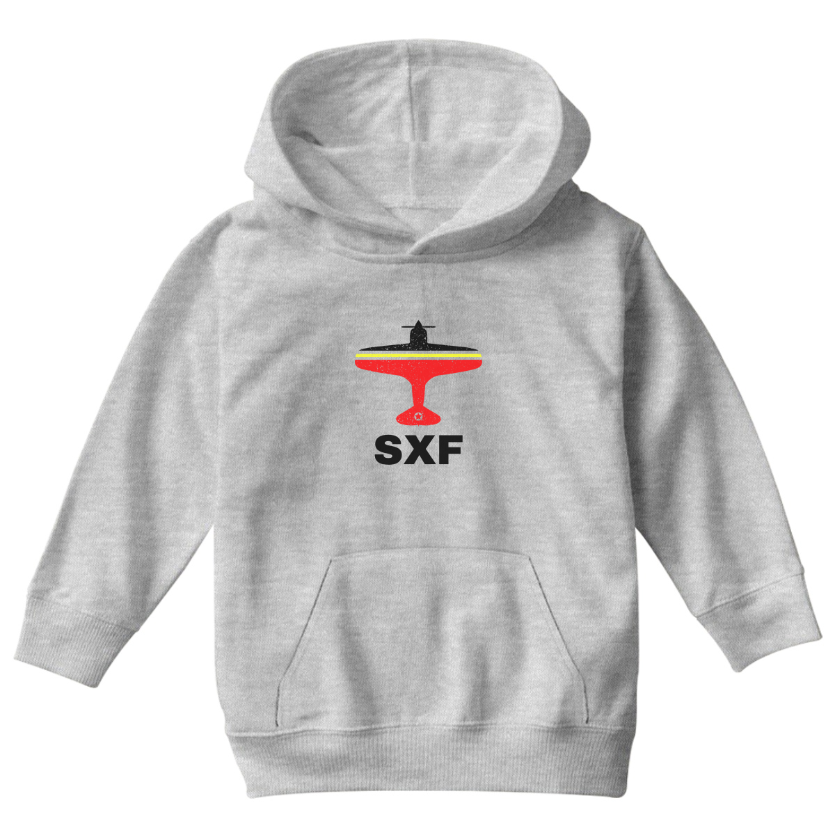 Fly Berlin SXF Airport Kids Hoodie | Gray