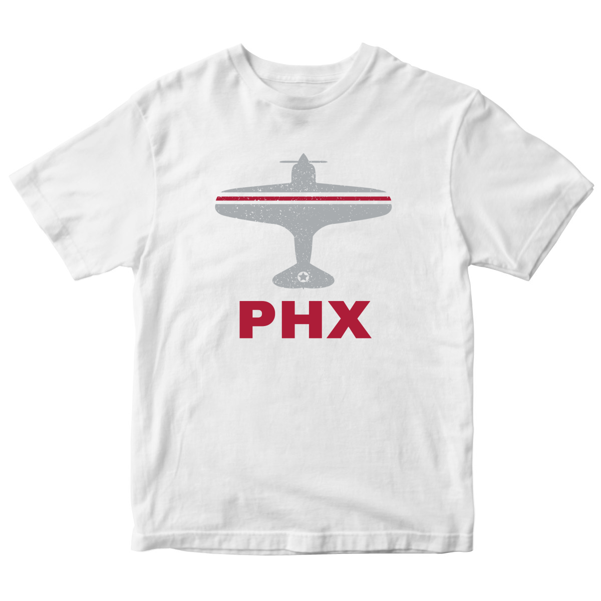 Fly Phoenix PHX Airport  Kids T-shirt | White