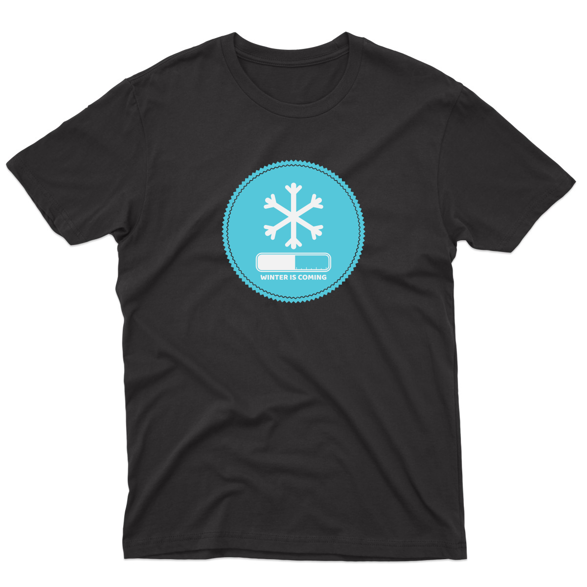 Winter Is Coming Men's T-shirt | Black