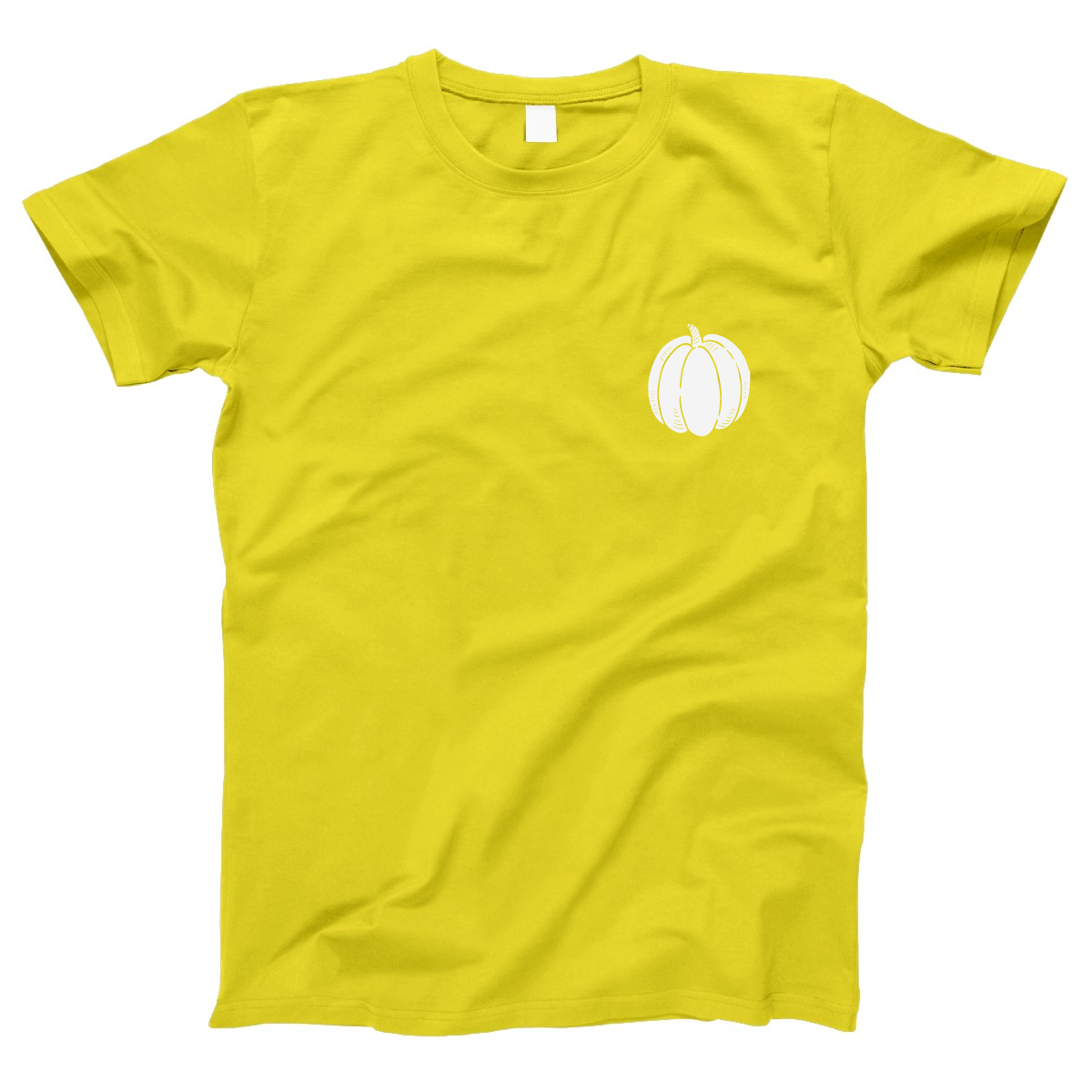 Pumpkin Pocket Women's T-shirt | Yellow