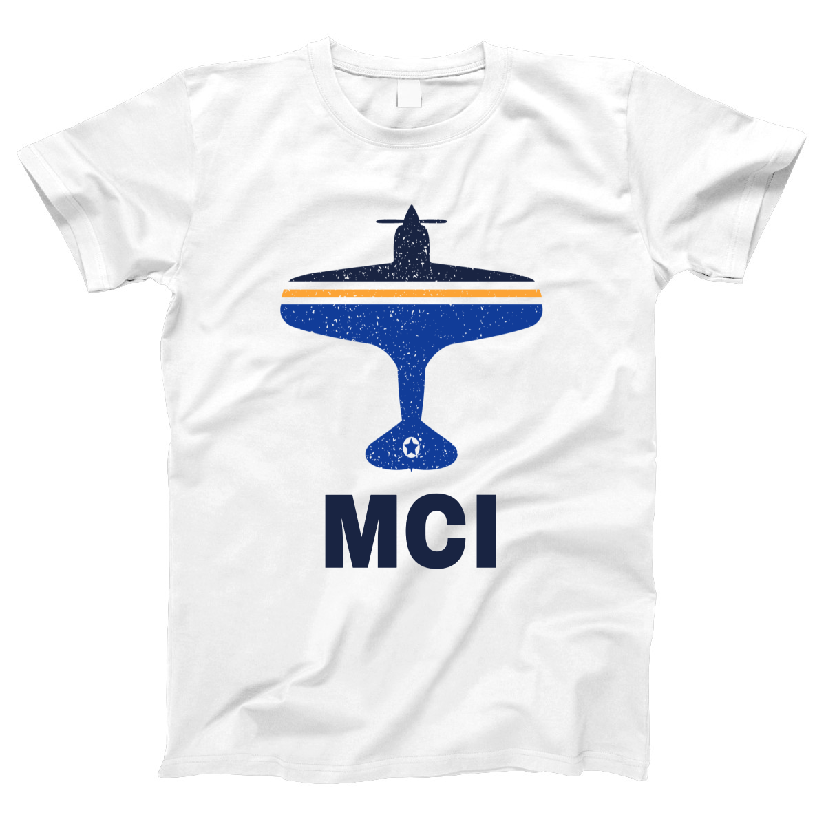 Fly Kansas City MCI Airport Women's T-shirt | White