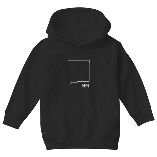 New Mexico Kids Hoodie | Black