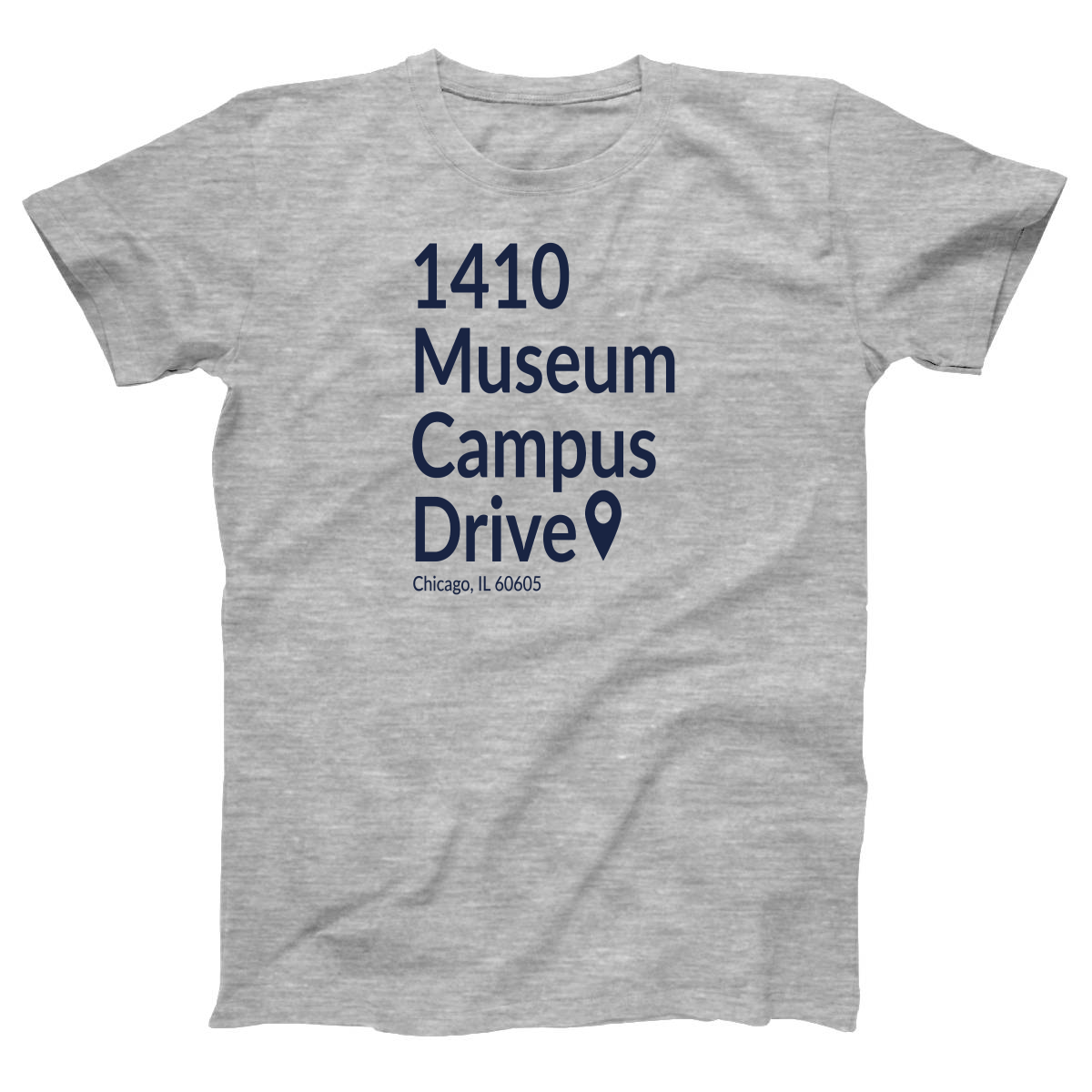 Chicago Football Stadium Women's T-shirt | Gray