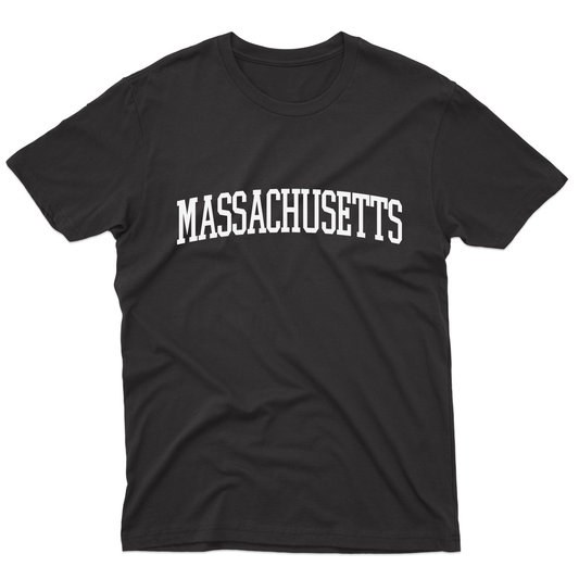 Massachusetts Men's T-shirt | Black