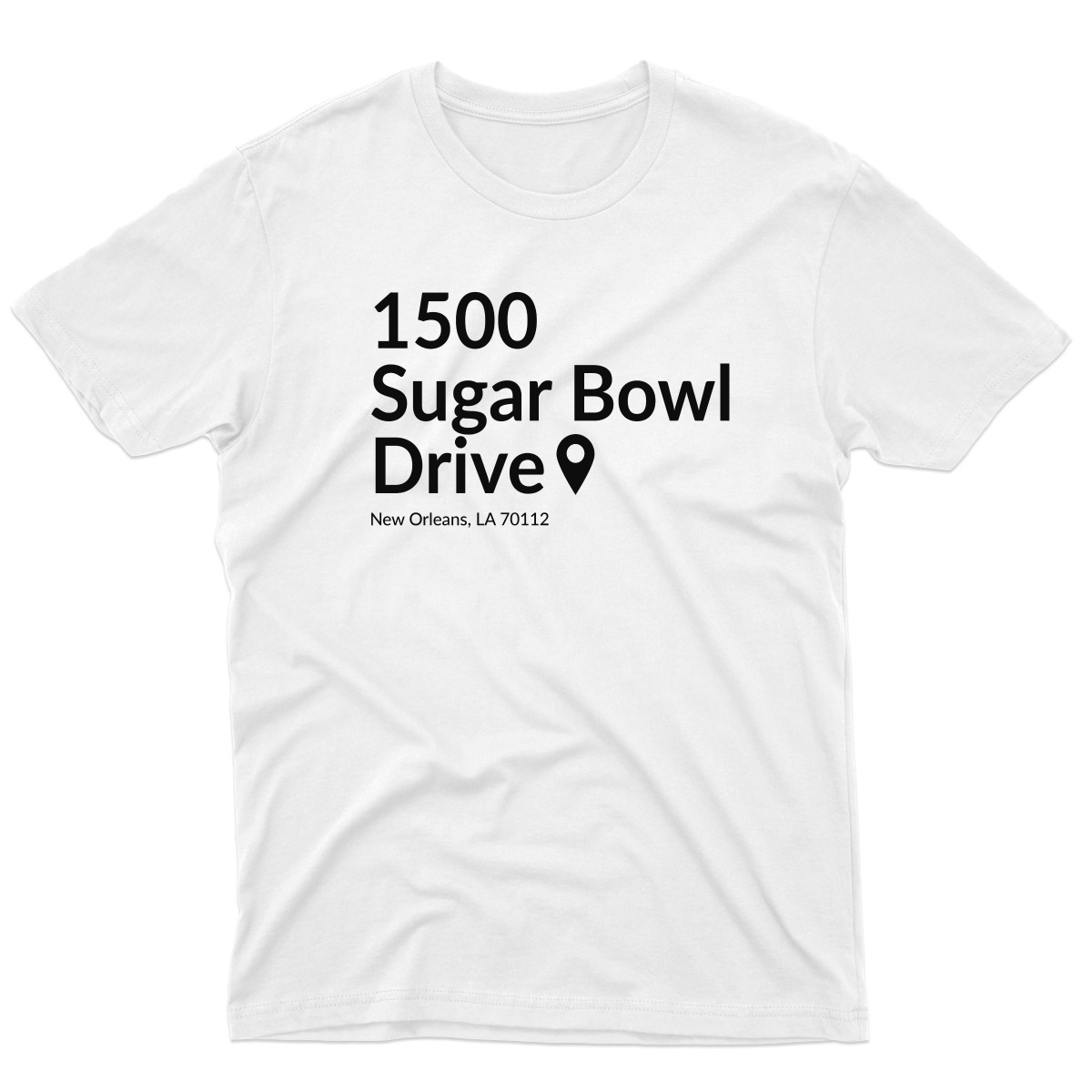 New Orleans Football Stadium Men's T-shirt | White