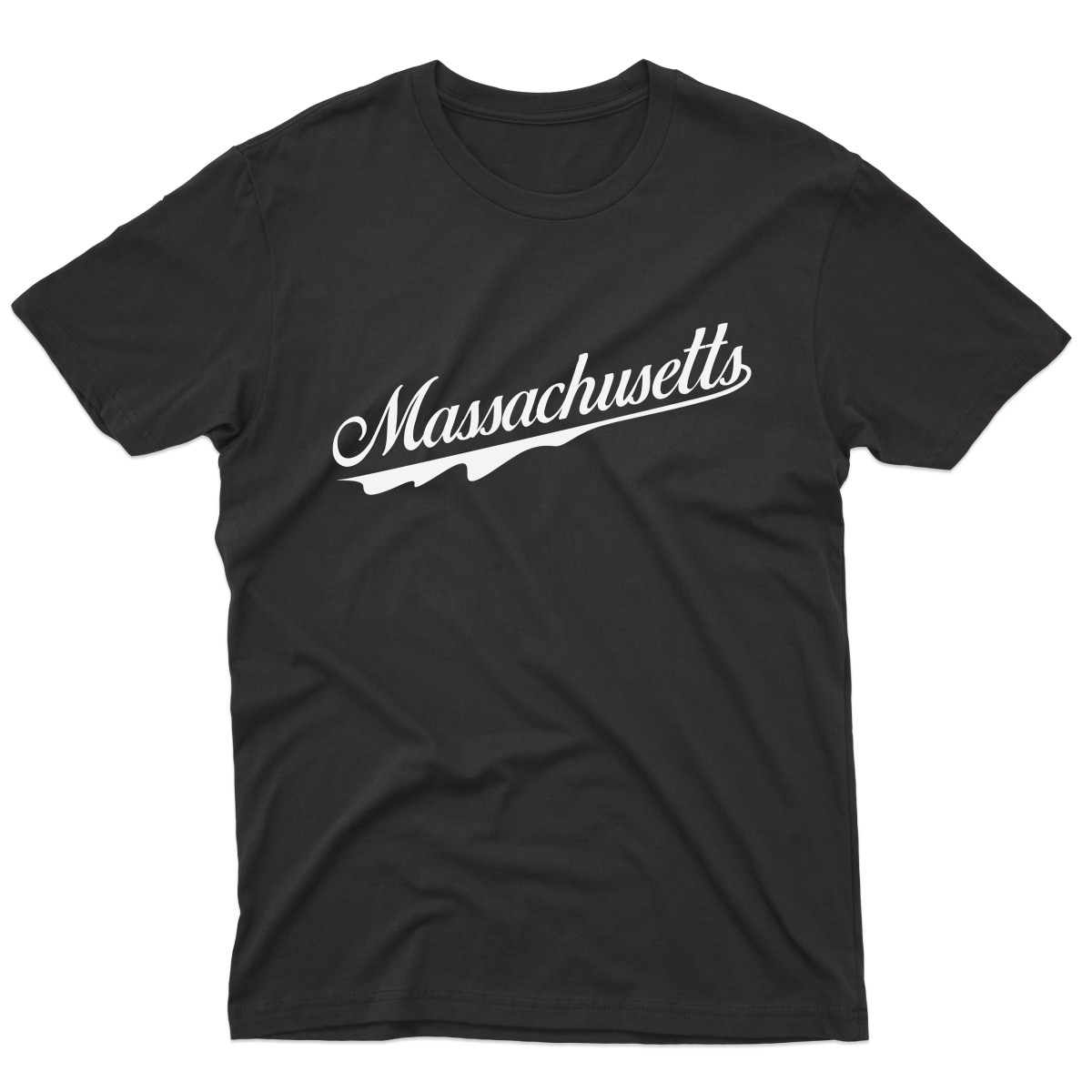Massachusetts Men's T-shirt | Black