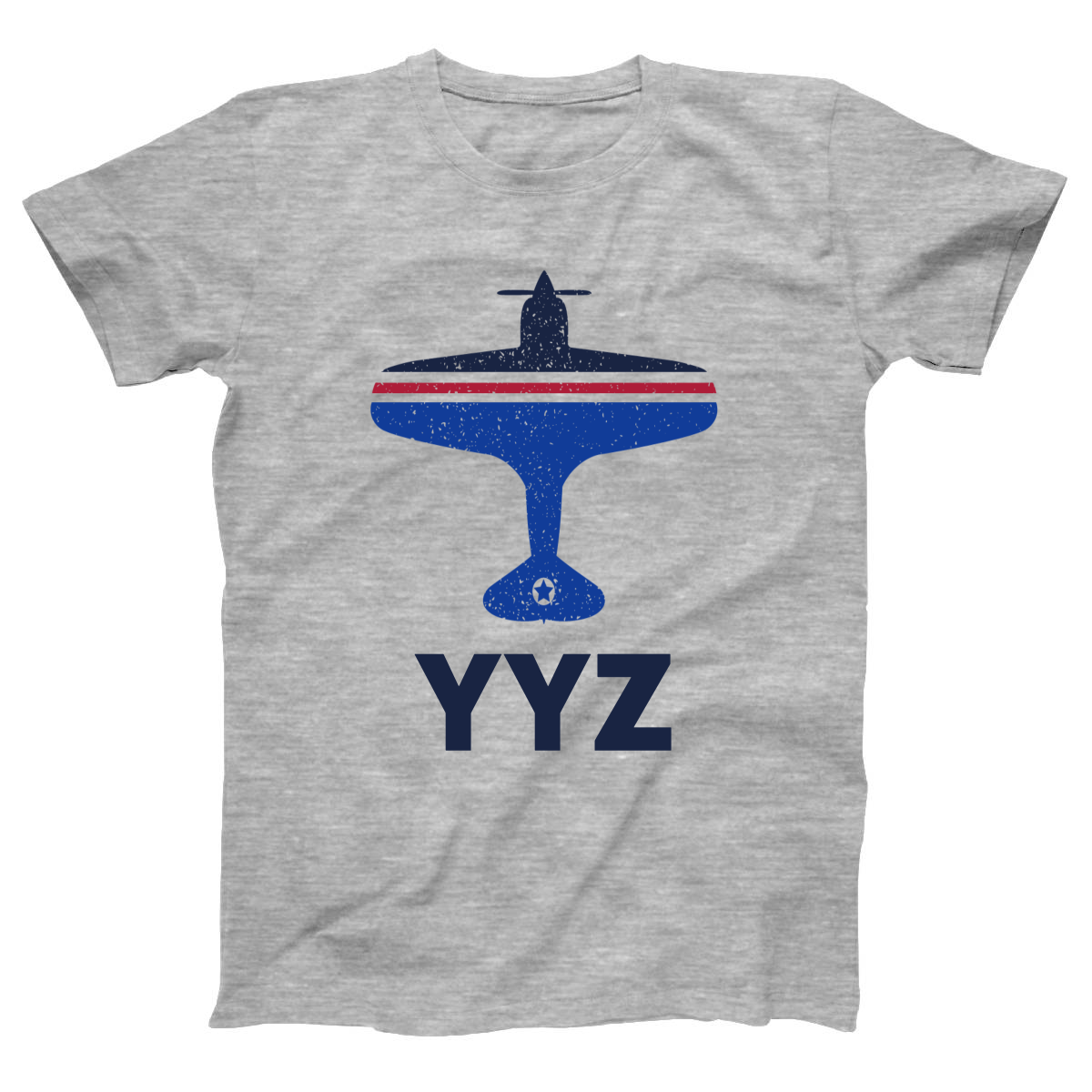 Fly Toronto YYZ Airport Women's T-shirt | Gray