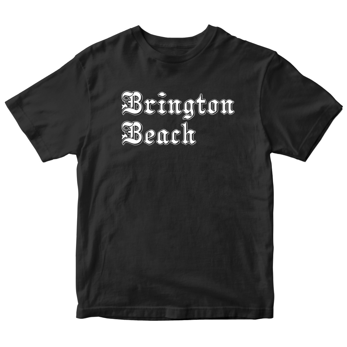Brighton Beach Gothic Represent Toddler T-shirt | Black