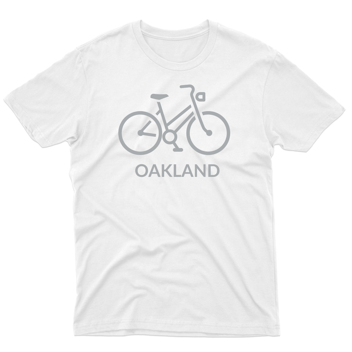 Bike Oakland Represent Men's T-shirt | White