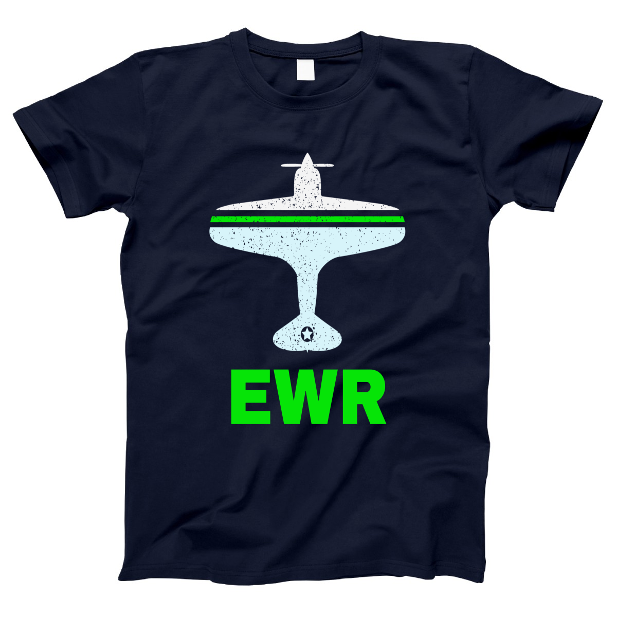 Fly Newark EWR Airport  Women's T-shirt | Navy