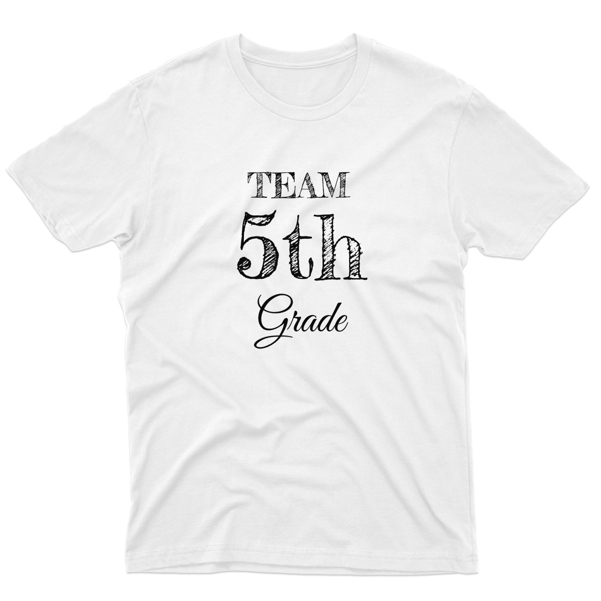 Team 5th Grade Men's T-shirt | White