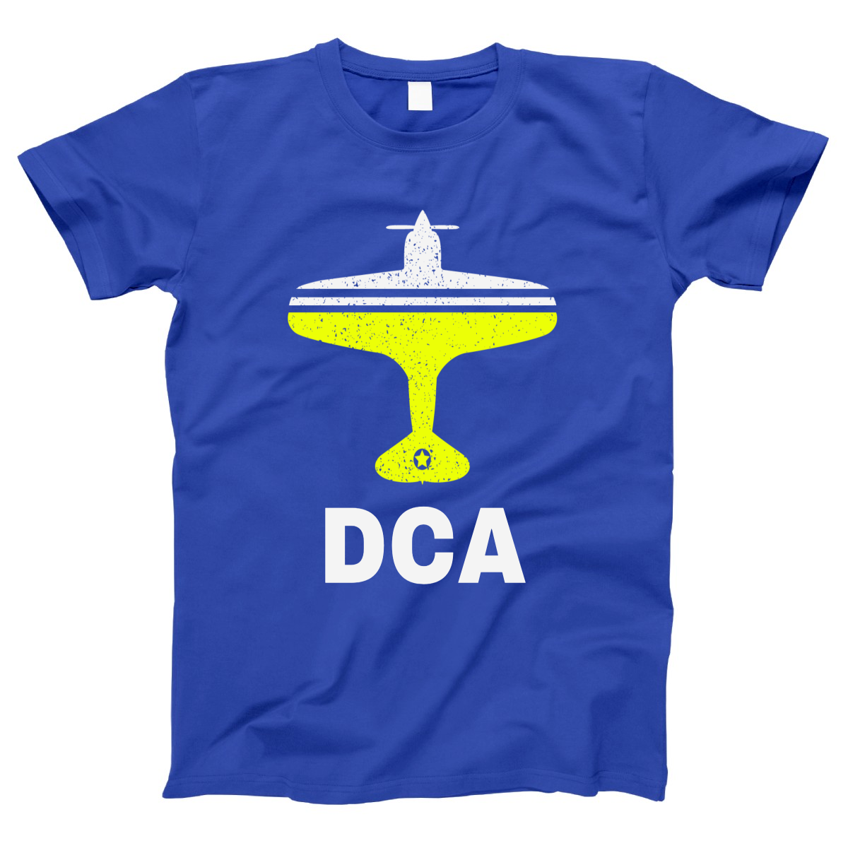 Fly Washington D.C. DCA Airport Women's T-shirt | Blue