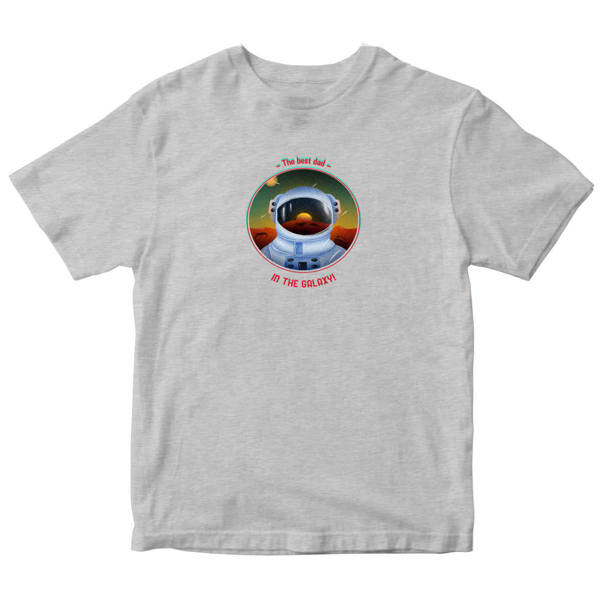 The Best Dad in the Galaxy Toddler T-shirt | Gray