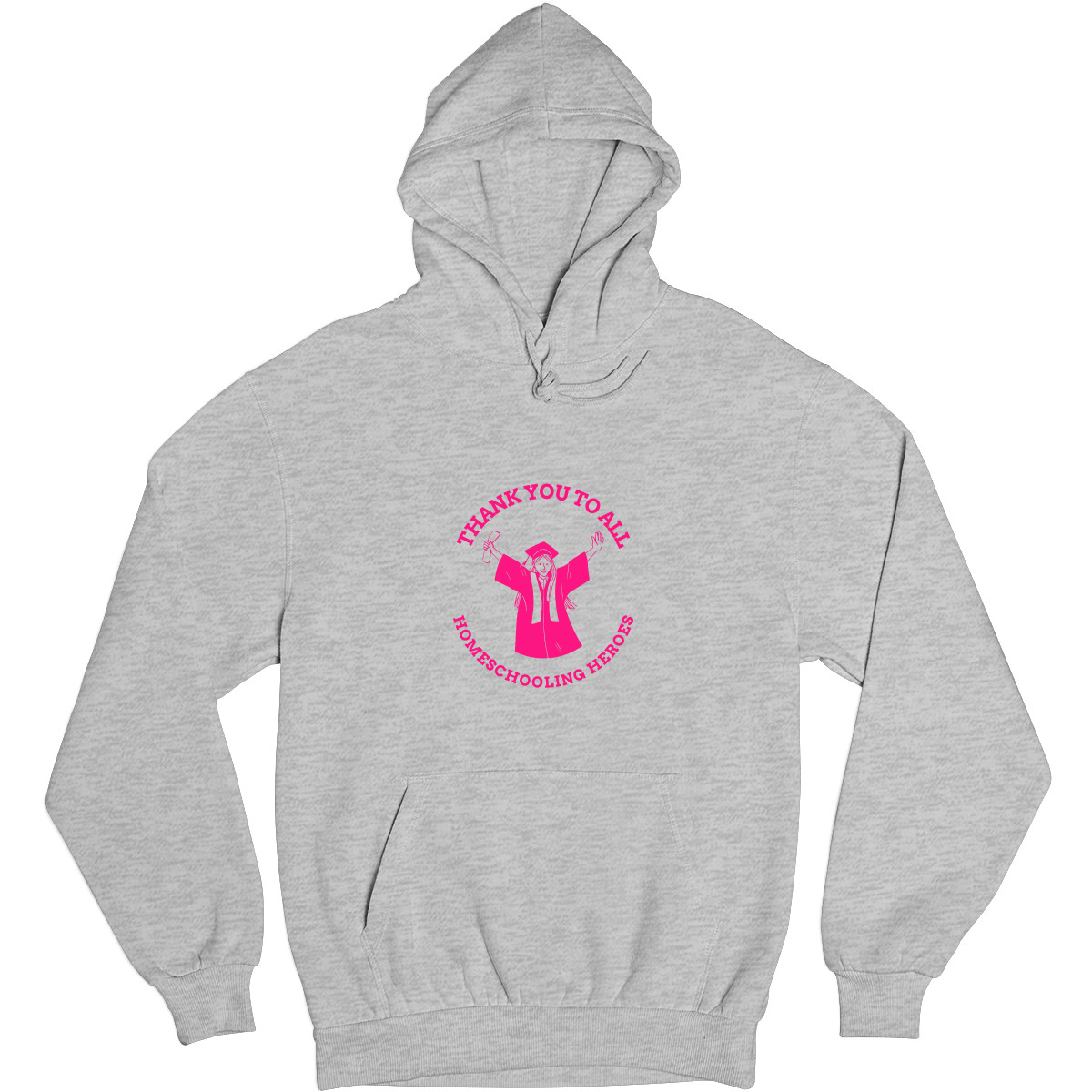 Homeschooling Heroes Unisex Hoodie | Gray