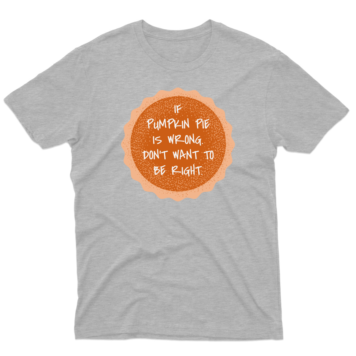 Pumpkin Pie Men's T-shirt | Gray
