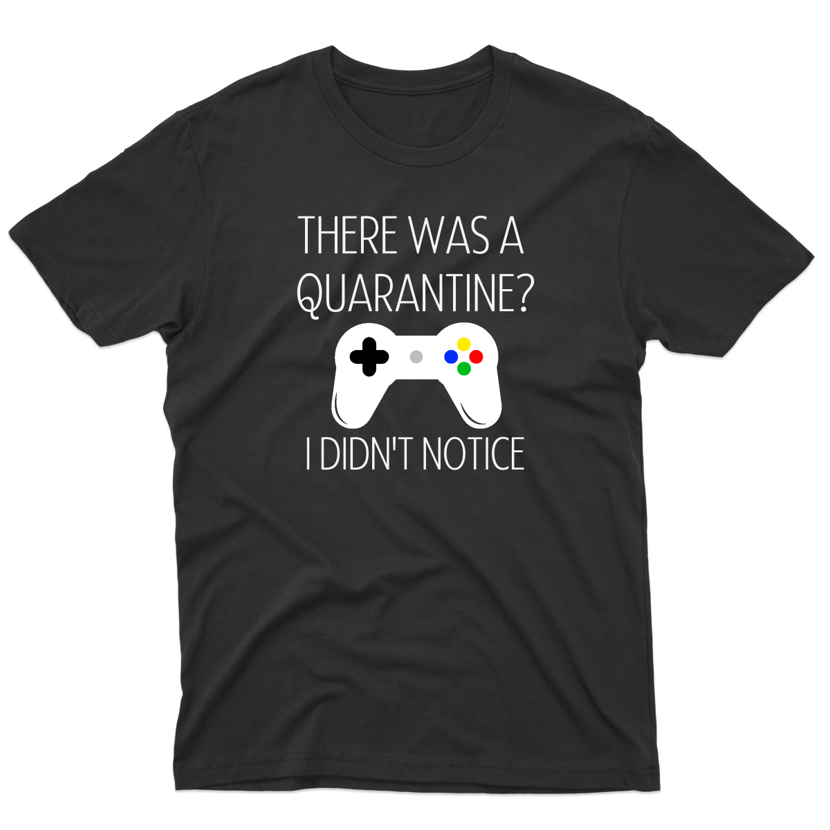 THERE WAS A QUARANTİNE Men's T-shirt | Black