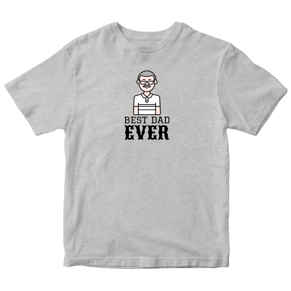 Best Dad Ever Toddler T-shirt | Gray