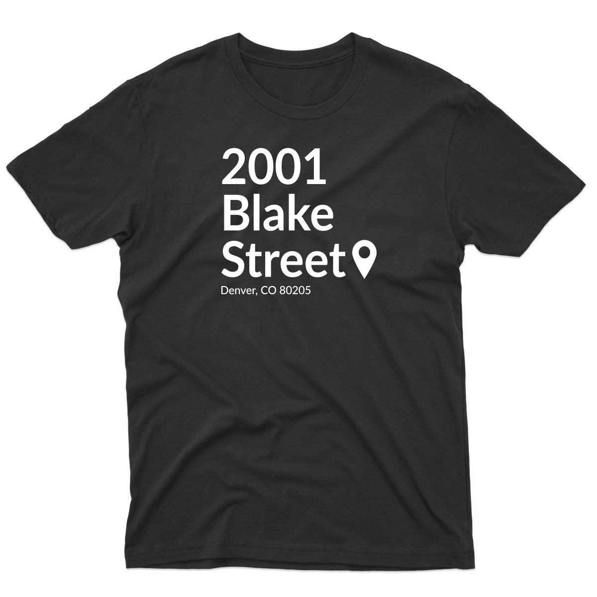 Colorado Baseball Stadium Men's T-shirt | Black