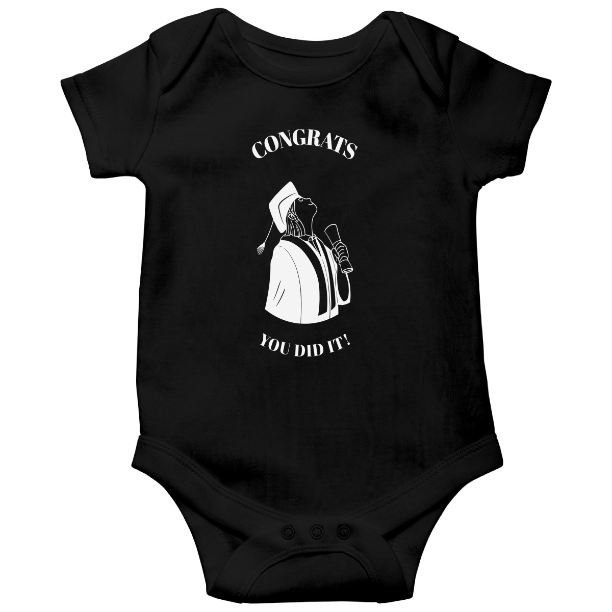 Congrats You Did It! Baby Bodysuits
