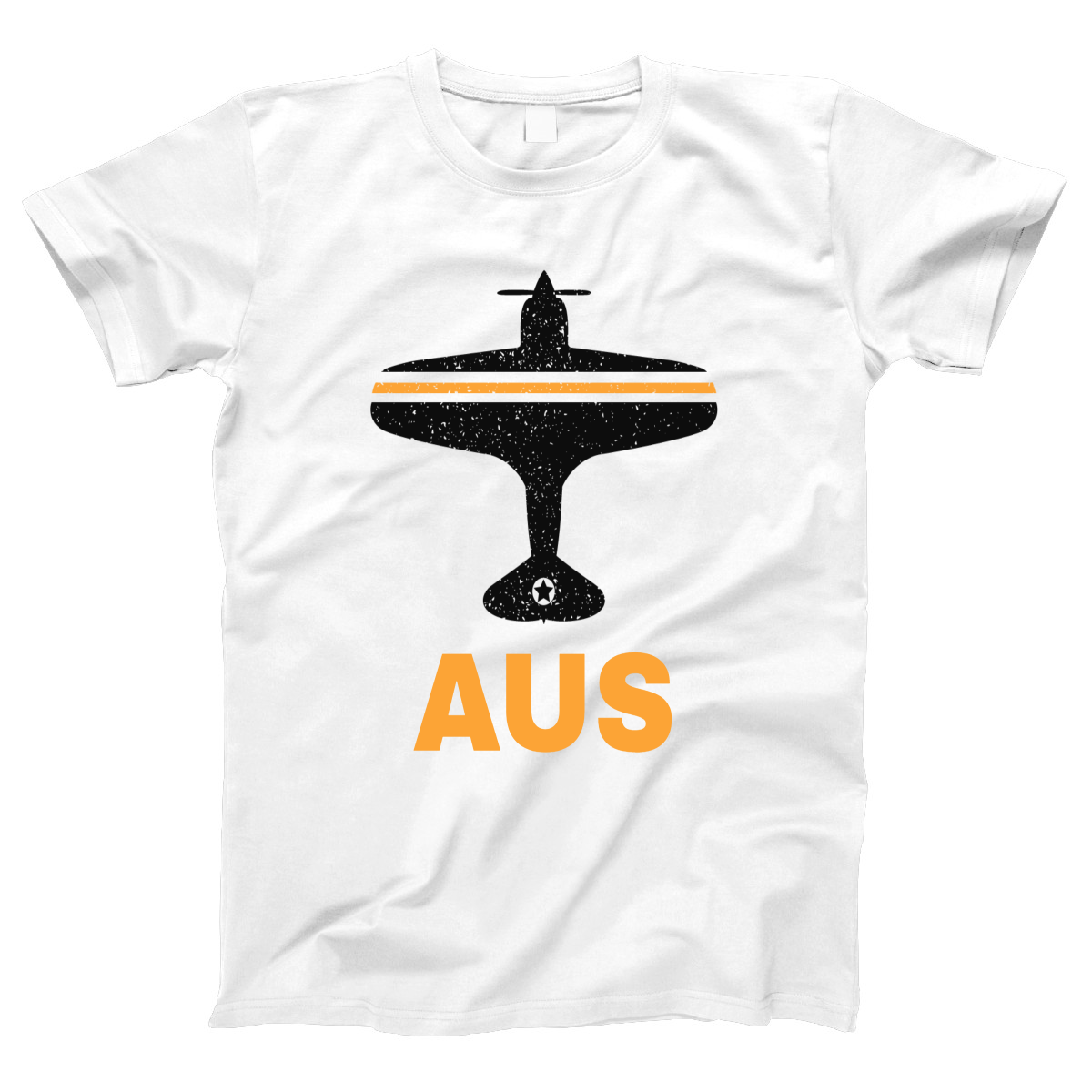 Fly Austin AUS Airport Women's T-shirt | White