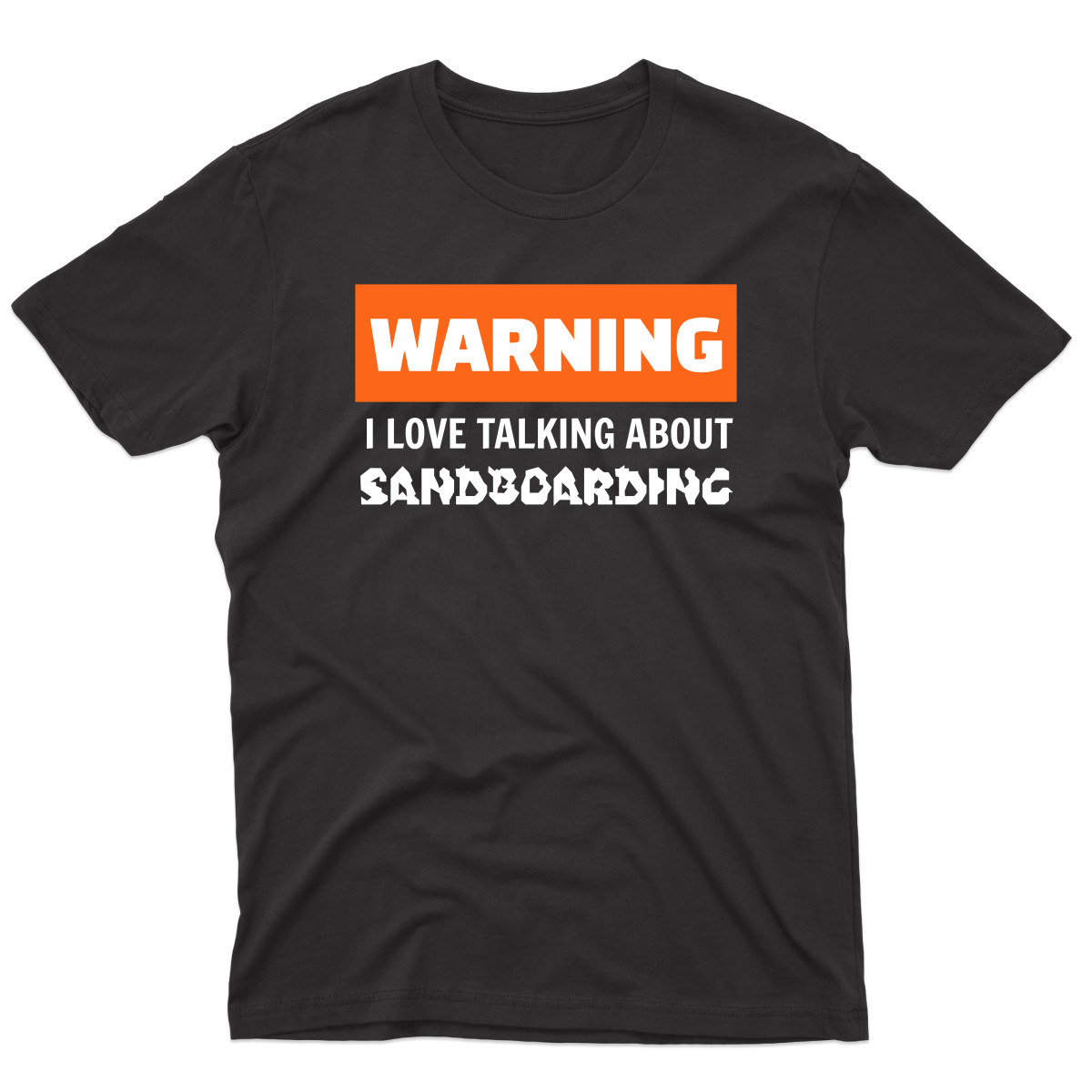 Sandboarding  Men's T-shirt | Black