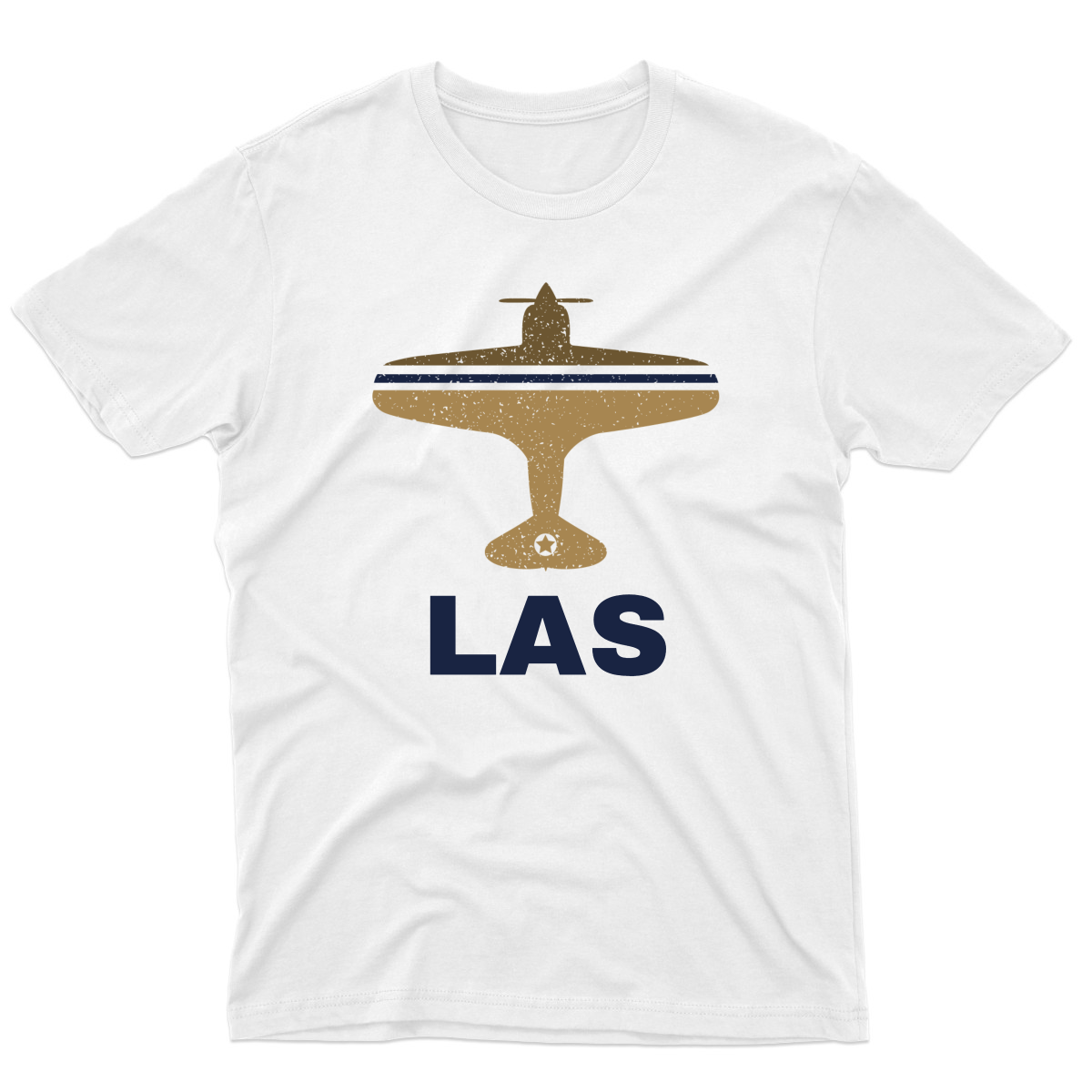 Fly Las Vegas LAS Airport Men's T-shirt | White