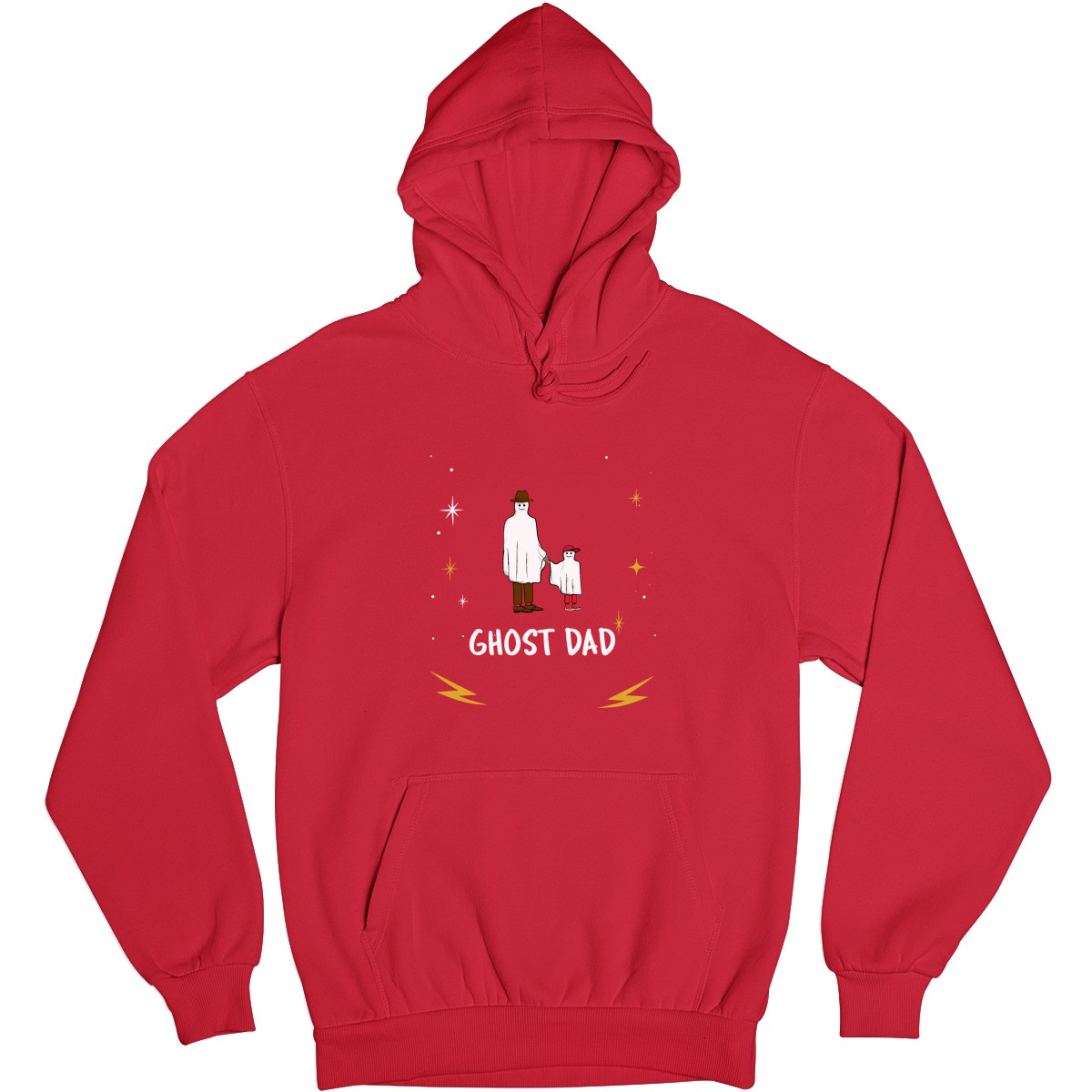 Ghost Dad Unisex Hoodie | Red