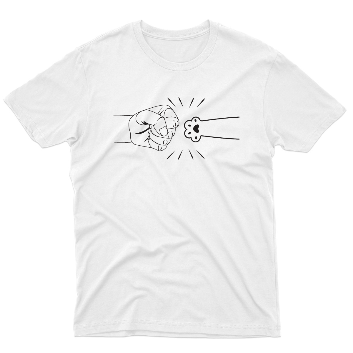Hand & Paw Men's T-shirt | White