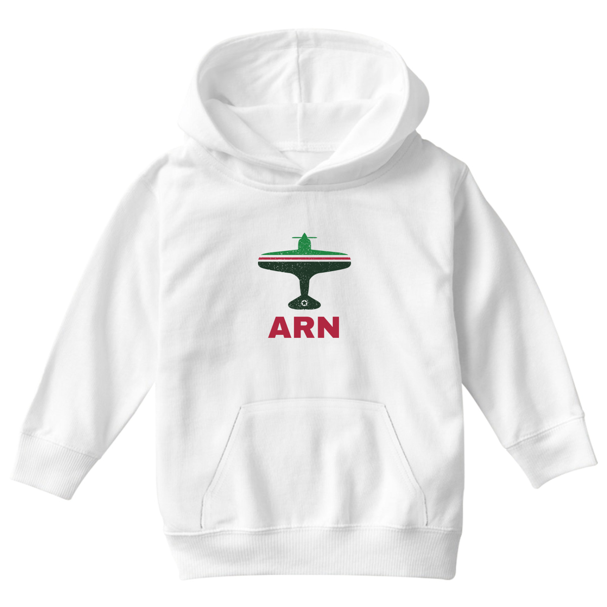 Fly Stockholm ARN Airport  Kids Hoodie | White