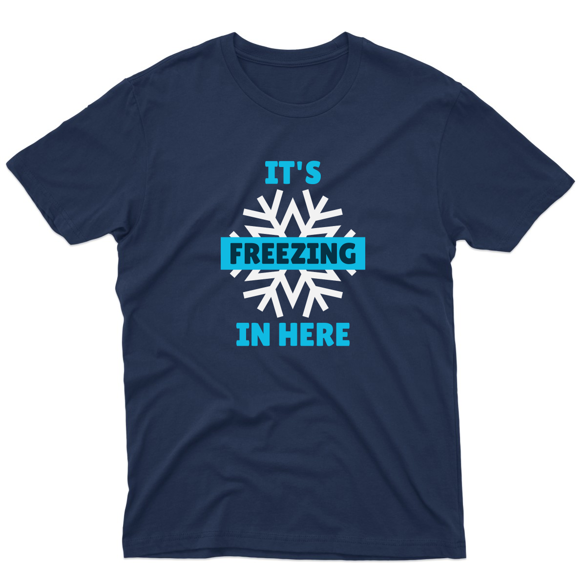 It's Freezing In Here! Men's T-shirt | Navy