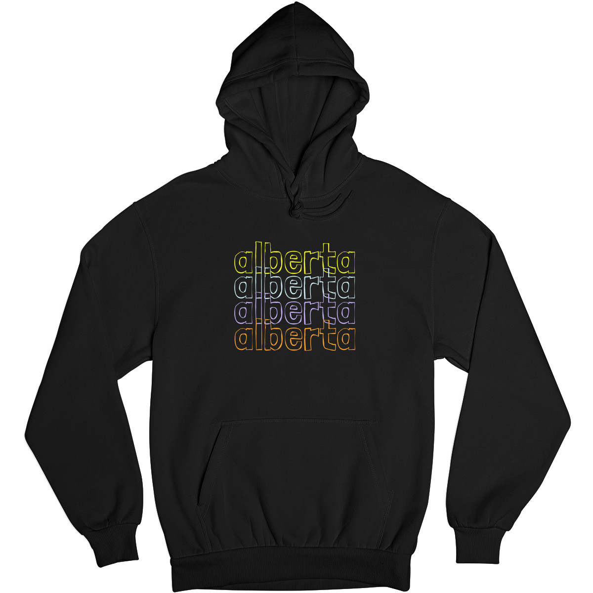 Alberta  Unisex Hoodie | Black