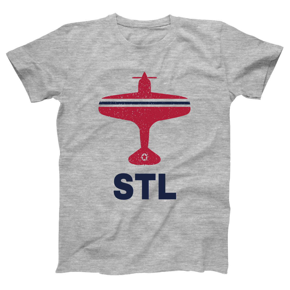 Fly St. Louis STL Airport Women's T-shirt | Gray