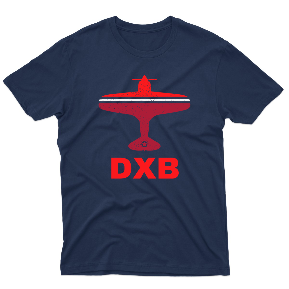 Fly Dubai DXB Airport Men's T-shirt | Navy