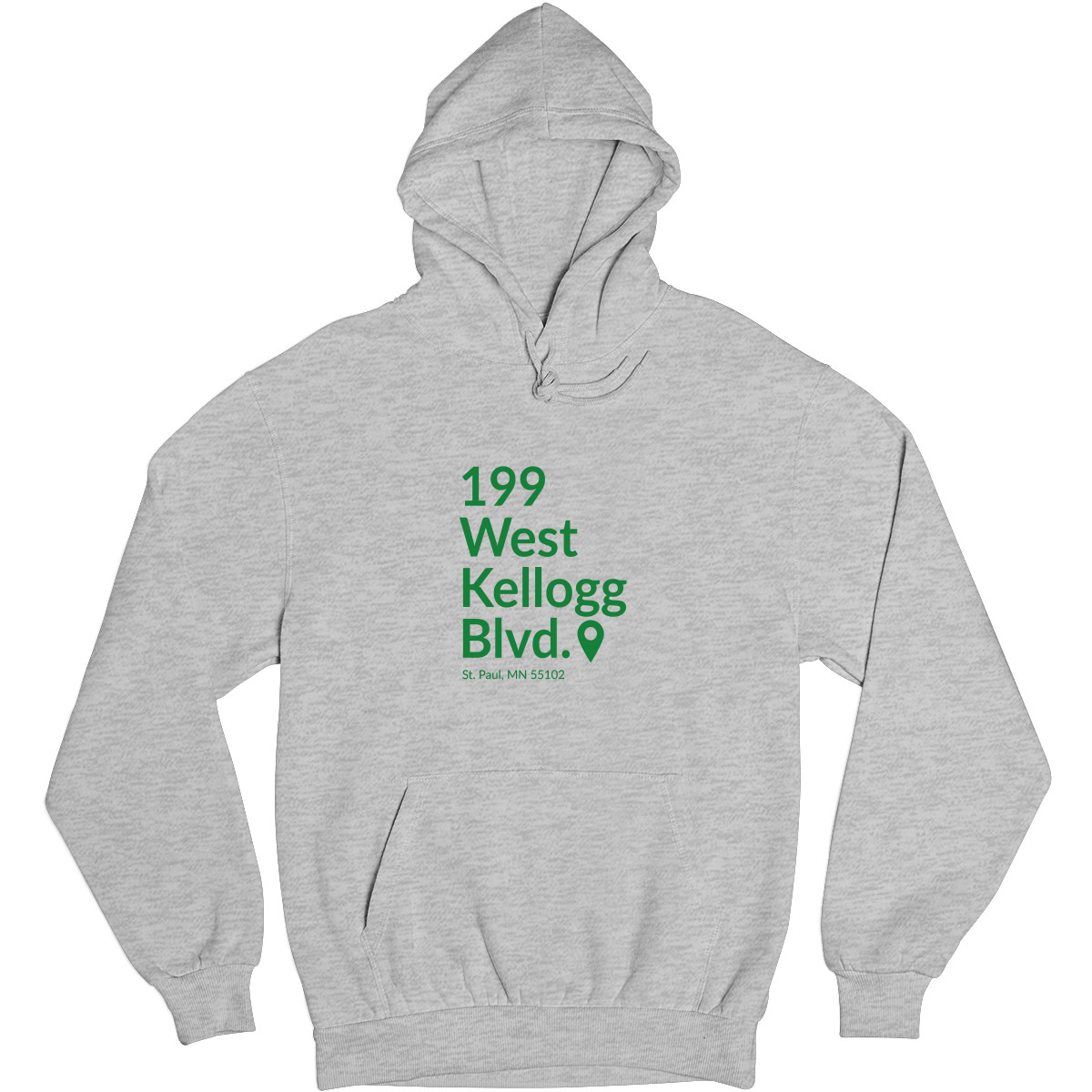 Minnesota Hockey Stadium  Unisex Hoodie | Gray