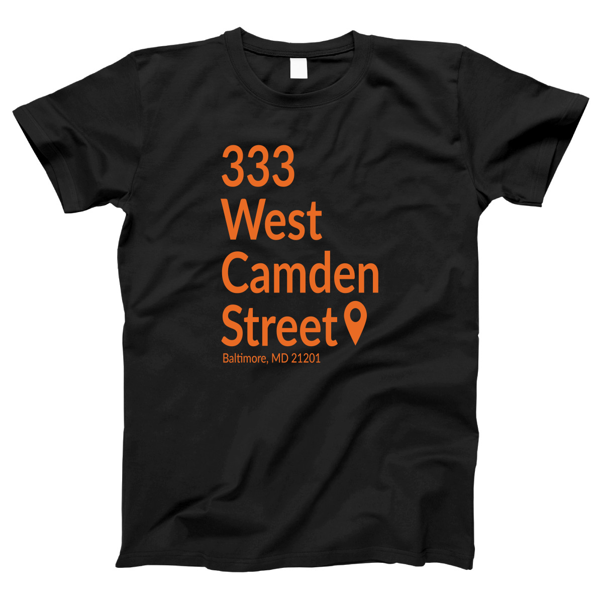 Baltimore Baseball Stadium Women's T-shirt | Black